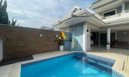 Casa em condomínio fechado com 4 quartos à venda na Rua Rivadavia Campos, 150, Recreio dos Bandeirantes, Rio de Janeiro por R$ 1.800.000