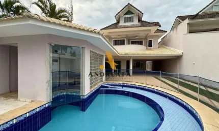 Casa em condomínio fechado com 5 quartos para alugar na rua ivaldo de azambuja, 535, barra da tijuca, rio de janeiro por r$ 22.000