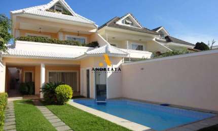 Casa em condomínio fechado com 5 quartos à venda na Rua Jorge Dodsworth Martins, 268, Barra da Tijuca, Rio de Janeiro por R$ 3.290.000