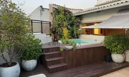 Cobertura com 3 quartos para alugar na rua general ivan raposo, 650, barra da tijuca, rio de janeiro por r$ 15.000