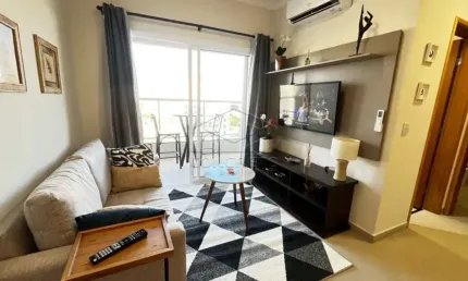 SPAZIO COMODITTÀ - APARTAMENTO MOBILIADO COM 1 DORMITÓRIO, PRÓXIMO AO BOSQUE DA COMUNIDADE E USP. BAURU/SP