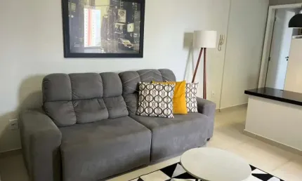 Lindo apartamento todo mobiliado e decorado próx. av. duque de caixas e usp