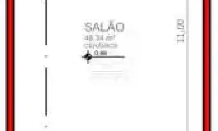 Excelente sala comercial para locação NA CAMPOS SALLES!