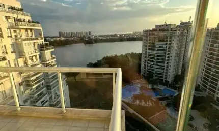 Península Barra da Tijuca - Loft com 1 dormitório à venda, 110 m² por R$ 1.500.000 - Barra da Tijuca - Rio de Janeiro/RJ