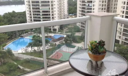 Quatro paredes vende - apto duplex península 128m2, 2 vagas, 2 qts sendo 1 suíte podendo fazer o 3º