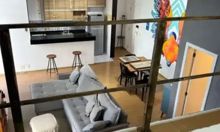 Quatro paredes vende - loft à venda no condomínio mandarim península | 75m² de sofisticação e conforto**