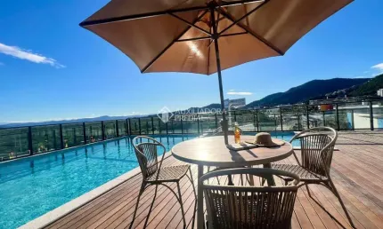 Apartamento com 1 quarto à venda na rodovia virgílio várzea, 1000, saco grande, florianópolis, 46 m2 por r$ 757.036