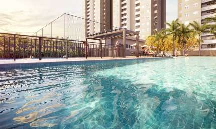Lançamento Terrace Resort Residence - 69m² com 3 quartos 1 suíte 2 vagas na região do Jardim Aurélia