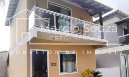 Casa em condomínio fechado com 2 quartos à venda na DOMINGOS DA FONSECA, Porto da Roça I, Saquarema, 102 m2 por R$ 420.000