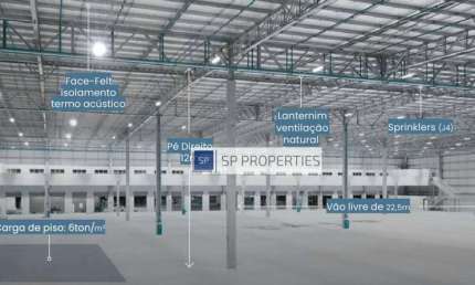 Galpão para alugar, 2508 m² por R$ 65.976,18/mês - Industrial - Viana/ES