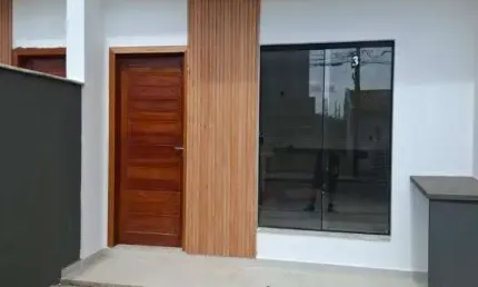 Sobrado geminado no aventureiro com 2 quartos para venda, 57 m²