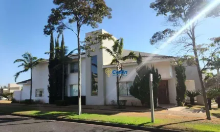 Casa com 4 dormitórios, 517 m² - venda por r$ 4.000.000,00 ou aluguel por r$ 15.000,01/mês - flamboyant residencial park - uberaba/mg