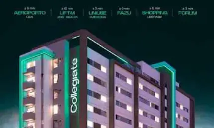 Studio com 1 dormitório à venda, 22 m² - santa marta - uberaba/mg