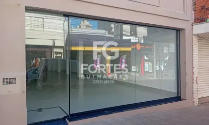 Salão/loja comercial, 210 m² vão livre, vitrine, centro