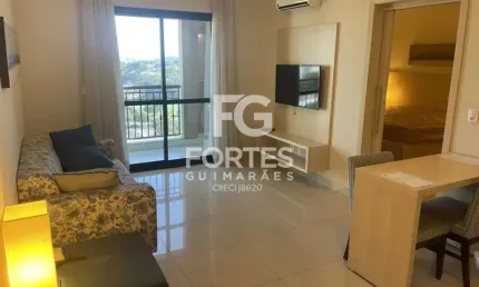 Apartamento mobiliado, 1 quarto/suíte, 47,00m² útil, ribeirania