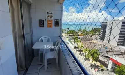 OPORTUNIDADE! À VENDA QUARTO E SALA MOBILIADO  NA 1ª QUADRA DA PRAIA DE PONTA VERDE.