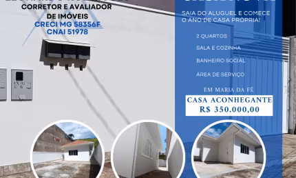 Casa com 1 quarto à venda na Avenida José de Campos Sales, 89, Centro, Maria da Fé
