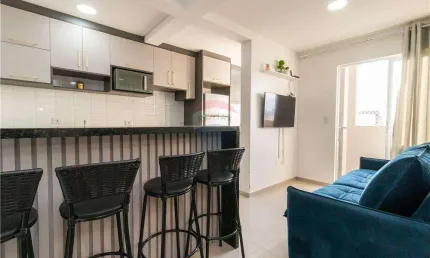 Apartamento da Mariana, 2 dormitórios, com churrasqueira e varanda, 1 vaga, valor R$243.000,00 Parque da Fonte, São José dos Pinhais