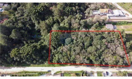 Terreno 3.600m² de frente ao pesque e pague do véio na  colônia faria, colombo valor r$1.300.000,00