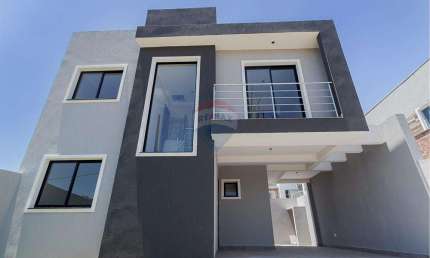 Sobrado moderno  à venda  - 3 quartos - 1 suíte - Santa Felicidade - Curitiba - Pr