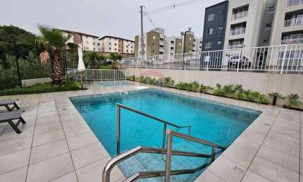 Apartamento novo de 45m² em condomínio clube, térreo, com 2 quartos, 1 vaga, em Campina da Barra - Araucária