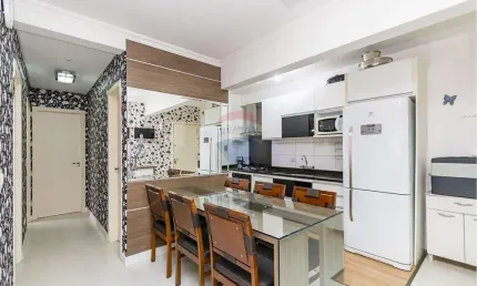 Apartamento com 3 quartos, 1 suíte, vaga coberta, 70m², boqueirão/curitiba r$ 380mil