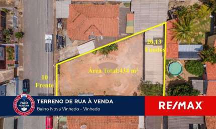 TERRENO PLANO RESIDÊNCIAL OU COMÉRCIAL PARA VENDA - NOVA VINHEDO - VINHEDO - SP