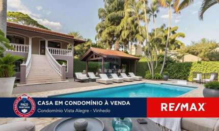 CASA DE CONDOMÍNIO COM 4 SUÍTES PARA VENDA - CONDOMÍNIO VISTA ALEGRE - VINHEDO - SP