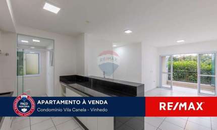 APARTAMENTO 2 DORMITÓRIOS, SENDO 1 SUÍTE, COM ÁREA DE LAZER, PARA VENDA - CONDOMÍNIO VILA CANELA - VINHEDO - SP