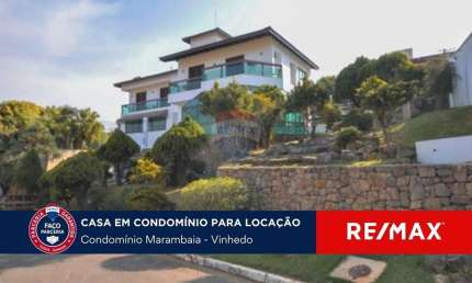 Casa de Condomínio com 6 Quartos e 8 banheiros para Alugar, 578 m² por R$ 15.000/Mês