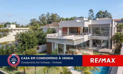Casa em condomínio fechado com 5 quartos à venda na Rua Solarium, 200, Condomínio Estância Marambaia, Vinhedo