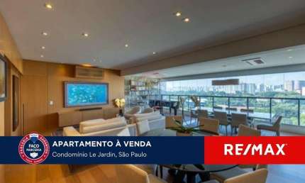 Apartamento à venda 163m² no Le Jardin Ibirapuera, com 3 suítes e mobiliado- Bairro Indianópolis/SP