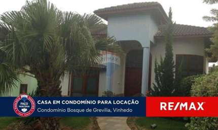 Casa para locação - Condomínio Bosque de Grevílea - Vinhedo, SP
