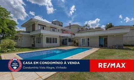 Casa a venda no condomínio Vista Alegre Sede em Vinhedo.