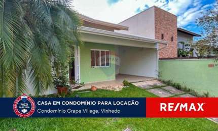Casa em Condomínio - Locação - Condomínio Grape Village - Vinhedo, SP