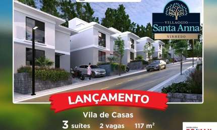 Lançamento - Casa de Condomínio a Venda no Villaggio Santa Anna - Observatório, Vinhedo/SP