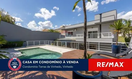 Casa com 4 suítes a venda no Condomínio Terras de Vinhedo - Vinhedo/SP