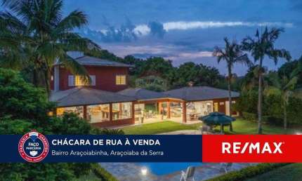 Casa de Campo com 5 suítes a venda em Araçoiaba da Serra