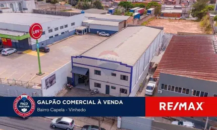 Barracão / Galpão / Depósito à venda na Rua Nicolau Von Zuben, 580, Capela, Vinhedo