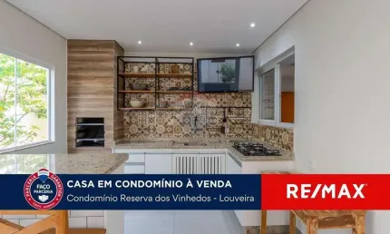 Casa a venda em louveira no condomínio reserva dos vinhedos
