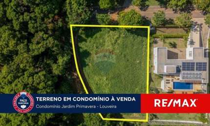 terreno à venda em Louveira no condominio Jardim Primavera