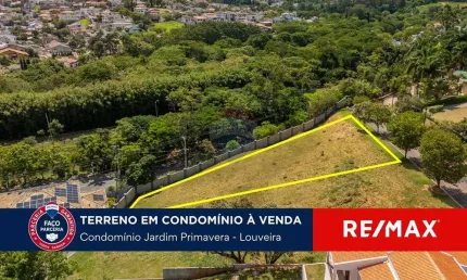 Terreno à venda em louveira no condomínio jardim primavera