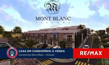 Casa à venda, 137,3m²,Residencial Mont Blanc Village, Centro, Vinhedo-SP Lançamento!!!