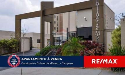 Apartamento Garden para venda com 51m²,  por R$ 270.000,00 - Colinas de Mônaco, Campinas/SP.