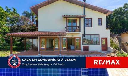 Casa em condomínio fechado com 4 quartos à venda na Alameda Jacaré, 328, Condomínio Vista Alegre, Vinhedo