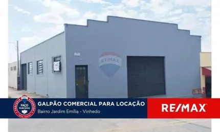 Locação galpão comercial 194m²  - próximo ao centro e rodoviária de vinhedo