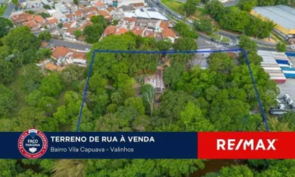 Terreno residencial à venda com 5.630m², por R$ 4.770.000,00, no bairro Capuava, em Valinhos/SP
