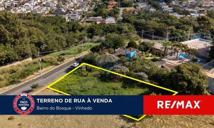 Terreno a venda com 620 m² no bairro do Bosque em Vinhedo-SP