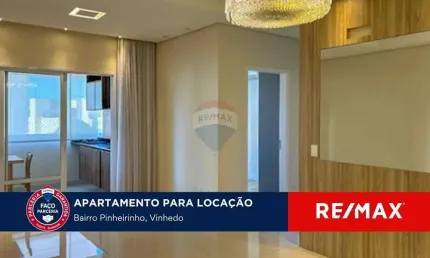 Apartamento com 3 Suítes para Alugar - Condomínio Il Piu Bello - Vinhedo/SP