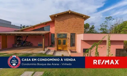 Casa em condomínio fechado com 3 quartos à venda na Rua Araraleari, 125, Bosque, Vinhedo